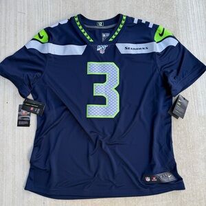 Russell Wilson 3 Seattle Seahawks Nike
NFL 100th Anniversary Mens XXL Jersey NWT